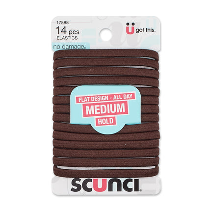14-Pk Fl N/D Elastics Brn