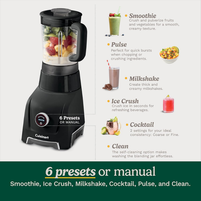 48Oz Blender - Black