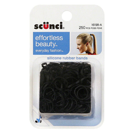 250Pk Sil Rubberbands-Blk