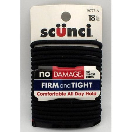 18-Pk L N/D Elastics Blk