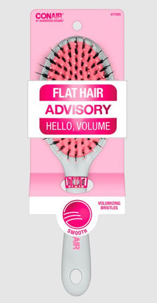 Flat Advisory HairBrush Smooth