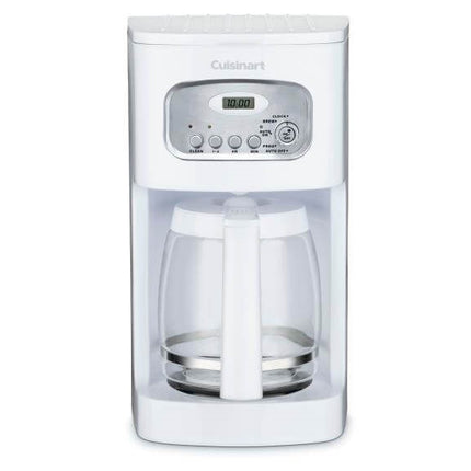 12-Cup White Drip Coffee Maker