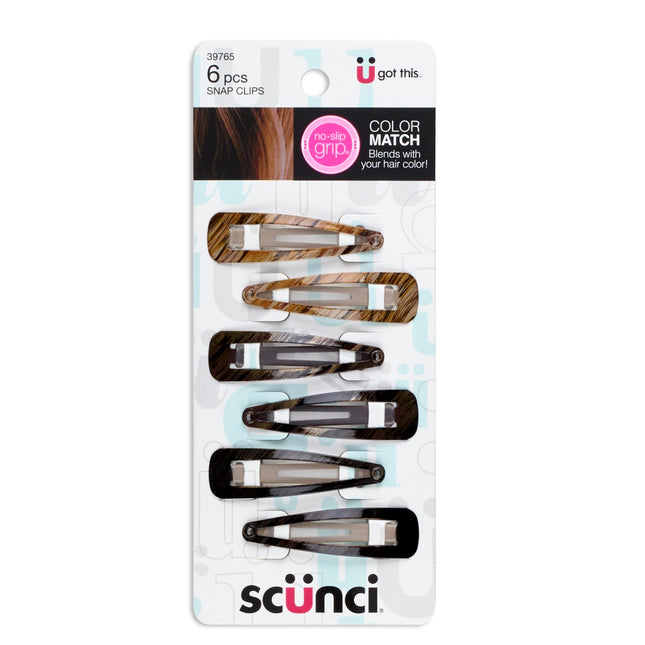 6-Pk 5 Cm N/S Snap Clips