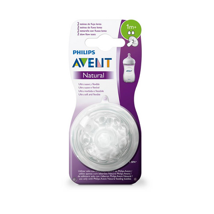 Tetina Avent Natural Plus 1M 2