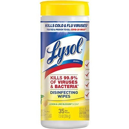 Lysol Wipes Lime Blossom 35 Ct