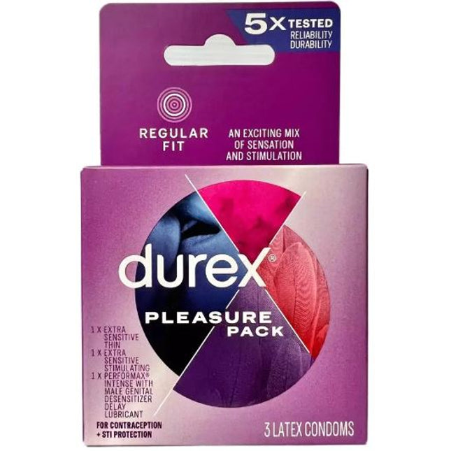 Durex Pleasurepack x3