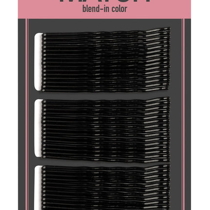 Black Bobby Pins - 60 Pc