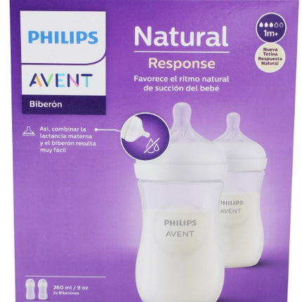 Tetero Avent Natural 9 Oz 2 Pk