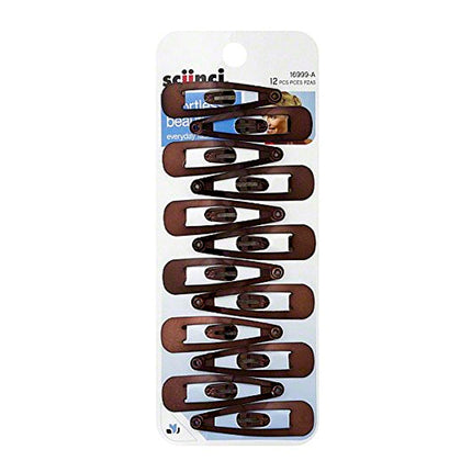 12-Pk Cntr Clippies Brown